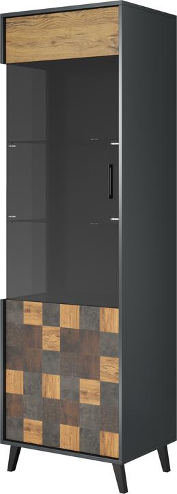 Produktbild Cama WIT SOUL1D Wohnzimmerschrank Vitrine (60 x 45 x 192 cm)