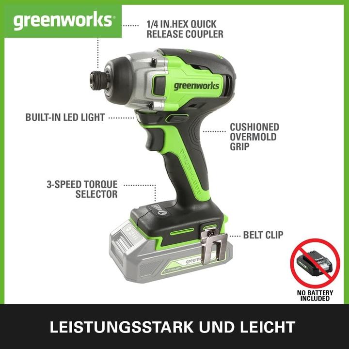 Produktbild Greenworks Gelenworks 24V GELENWORKS GD24ID3 - 3802807