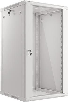 Actual product image Lanberg Wall rack 19 " 22U 600x600mm gray (22 RU, 19 inch rack)