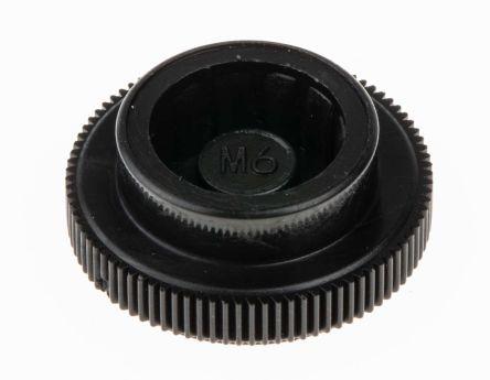 Actual product image RS PRO Knurled thumb screw knob,19mm dia x M6 (20 Screws per piece)
