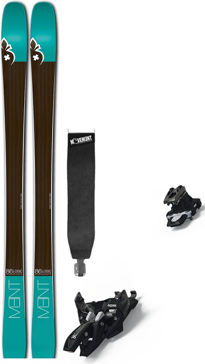 Produktbild Movement Logic 86 Damen Tourenski Set + Fell 21/22 (154 cm)