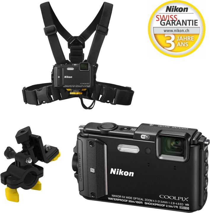 Actual product image Nikon Coolpix AW130 Outdoor Kit (16 Mpx, 1/2,3'')