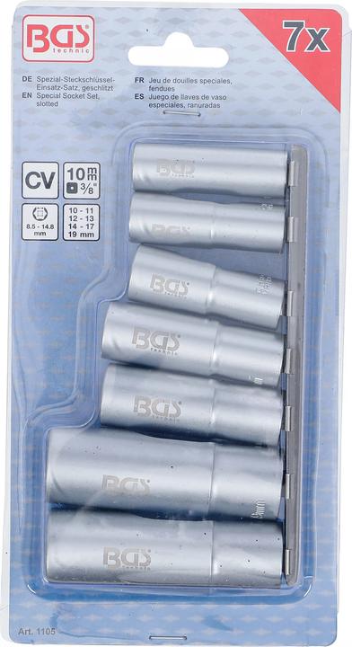 Produktbild BGS Spezial-Steckschlüssel-Einsätze (10 mm, 11 mm, 12 mm, 13 mm, 14 mm, 17 mm, 19 mm)