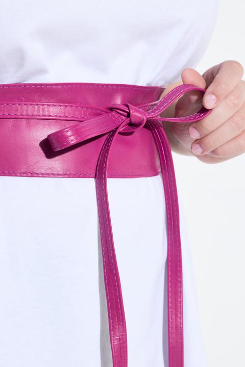 Actual product image Ulla Popken Soft Leather Tie Belt