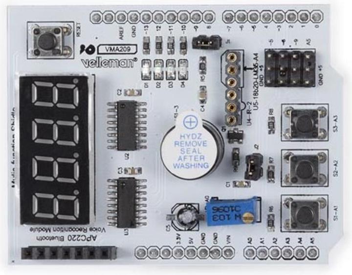 Produktbild Whadda Multi-Function Shield Expansion Board für Arduino