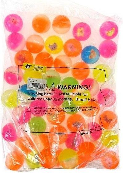 Actual product image Adar Gummiball 4,5 cm 50 Stk