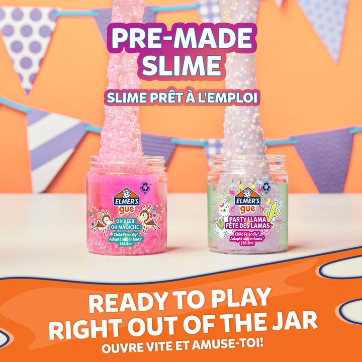Actual product image Elmer's Slime Gue Party Animals 2162070 2-pcs