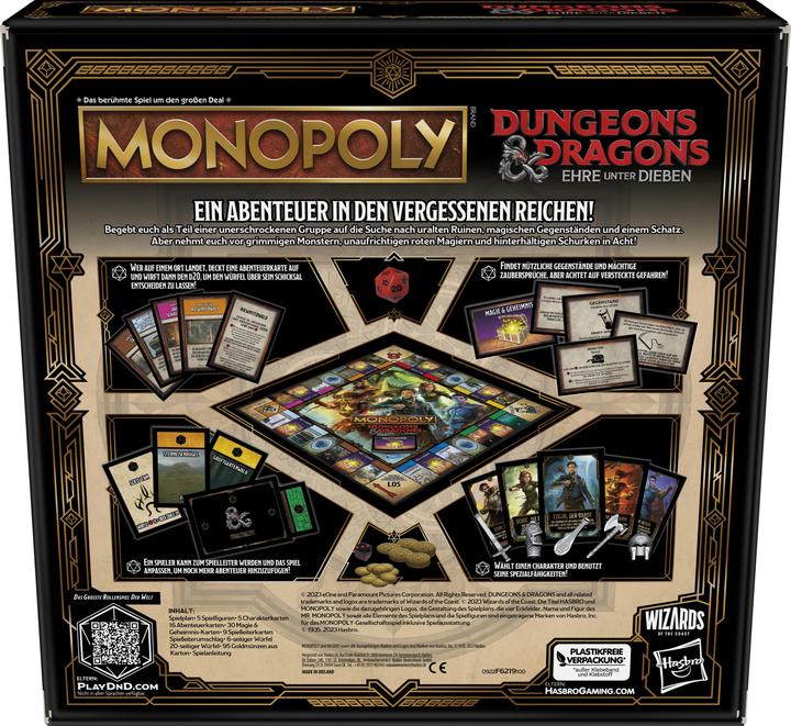 Actual product image Monopoly Dungeons And Dragons Movie (German)