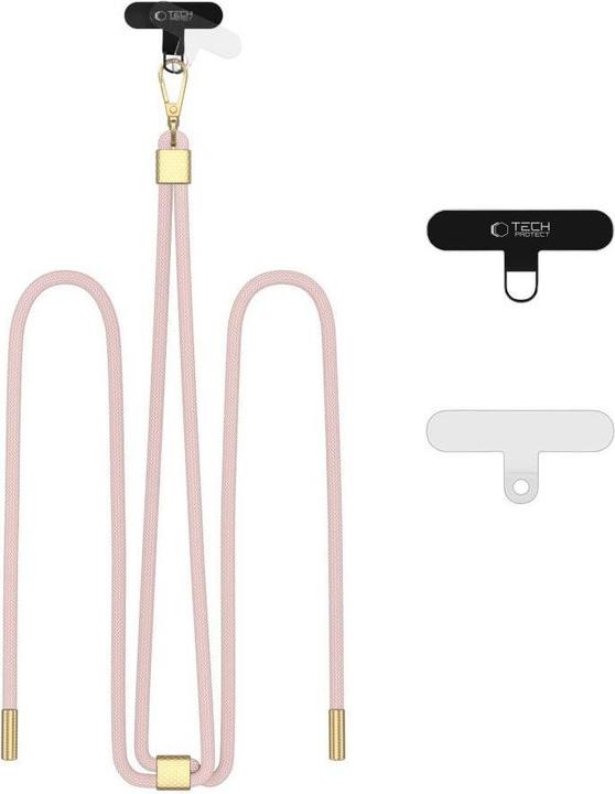 Productafbeelding Tech-Protect C2S Rope Crossbody Strap Leash - Pink