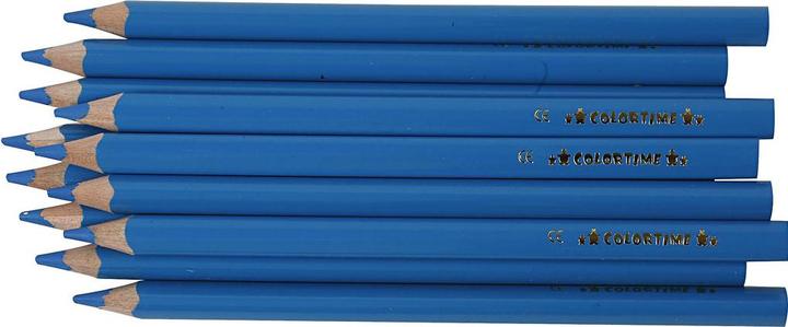 Actual product image Creativ Company Driehoekige Jumbo Kleurpotloden - Blauw, 12st. (12 x)