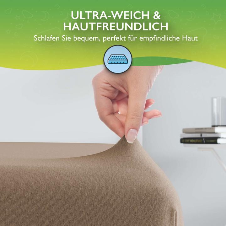 Actual product image Etérea Comfort Jersey Topper (100 x 200 cm, 90 x 200 cm)