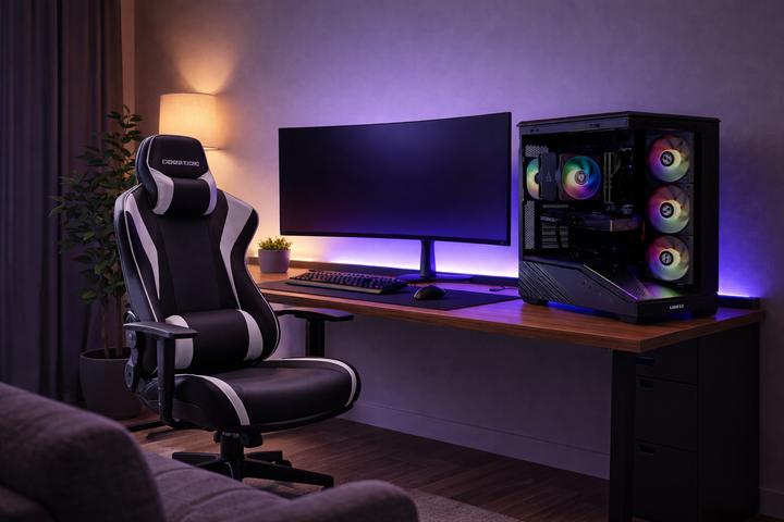 Produktbild schneller-PC AMD-X3D-Gaming PC RTX 5060 Ti-8GB (1000 GB, 32 GB, GeForce RTX 5060 Ti)