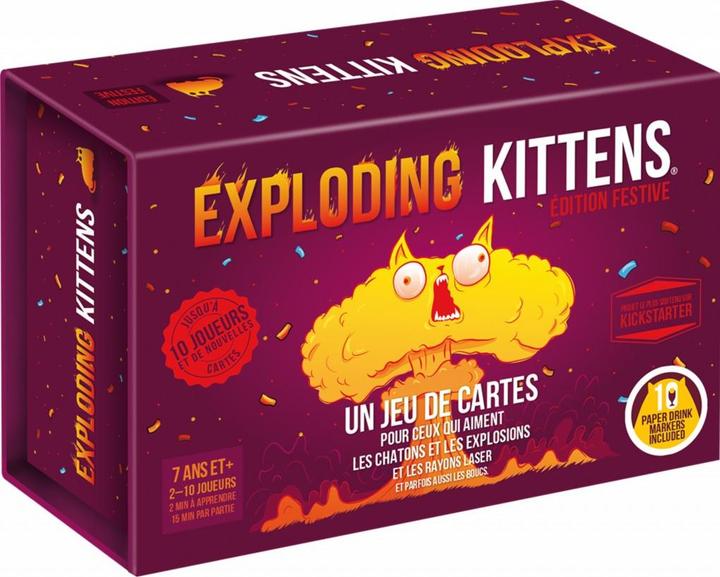 Actual product image Exploding Kittens Edition Festive (French, 2 - 8 Players)