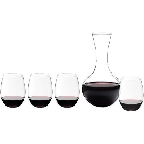 Riedel O + Gift (60 cl, 5 Gläser, Rotweingläser) (5414/30)