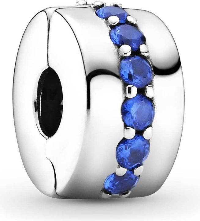 Immagine prodotto Pandora Charms/sfarfallio blu della clip del percorso di incandescenza/sfarfallio (Argento 925)
