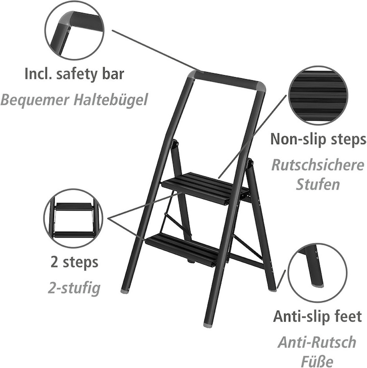 Produktbild Wenko Compact (Trittleiter, 43.50 cm)