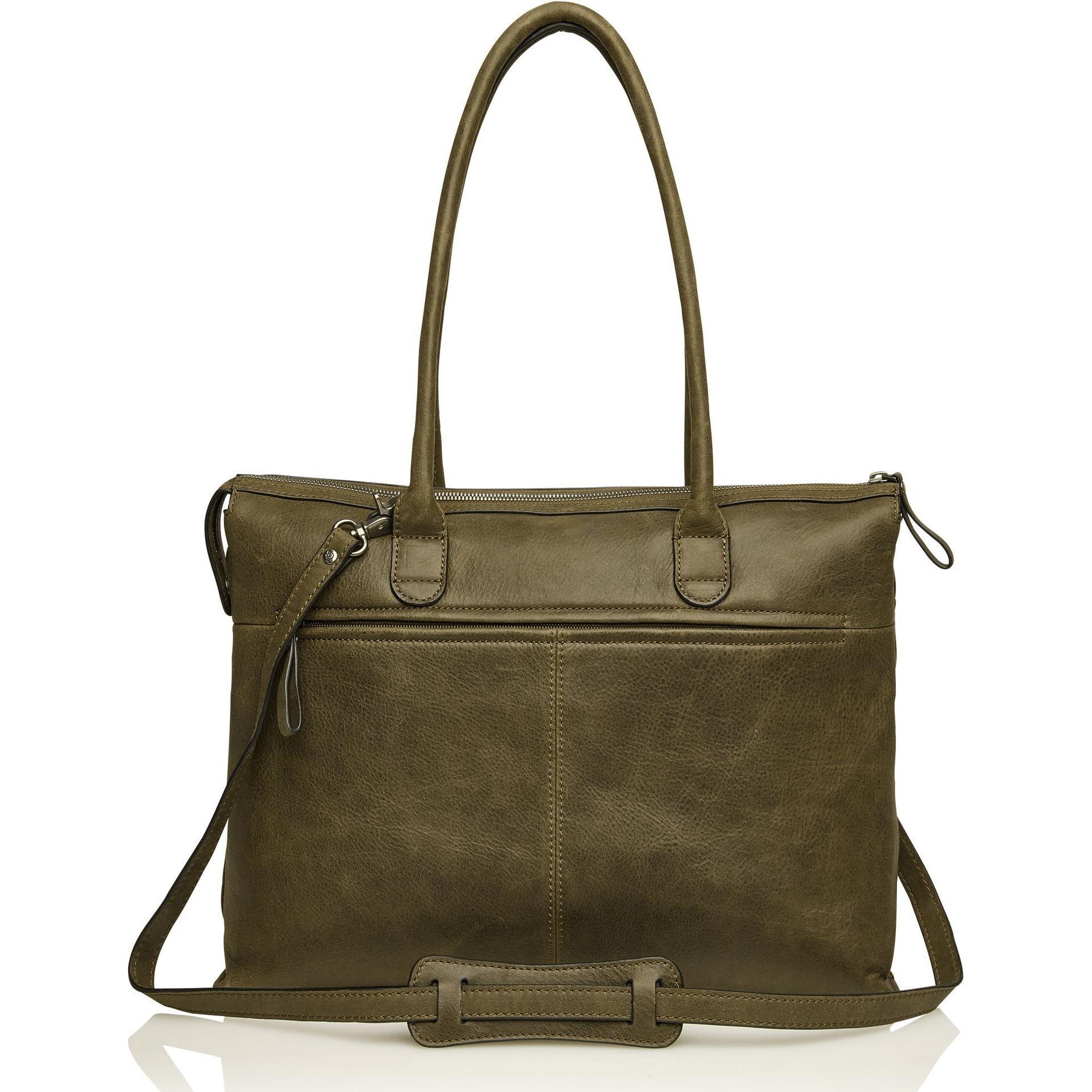 Thumbnail - Castelijn & Beerens, Handtasche, & Beerens - Carisma Laptoptas 15,6 + tablet RFID groen -, Grün