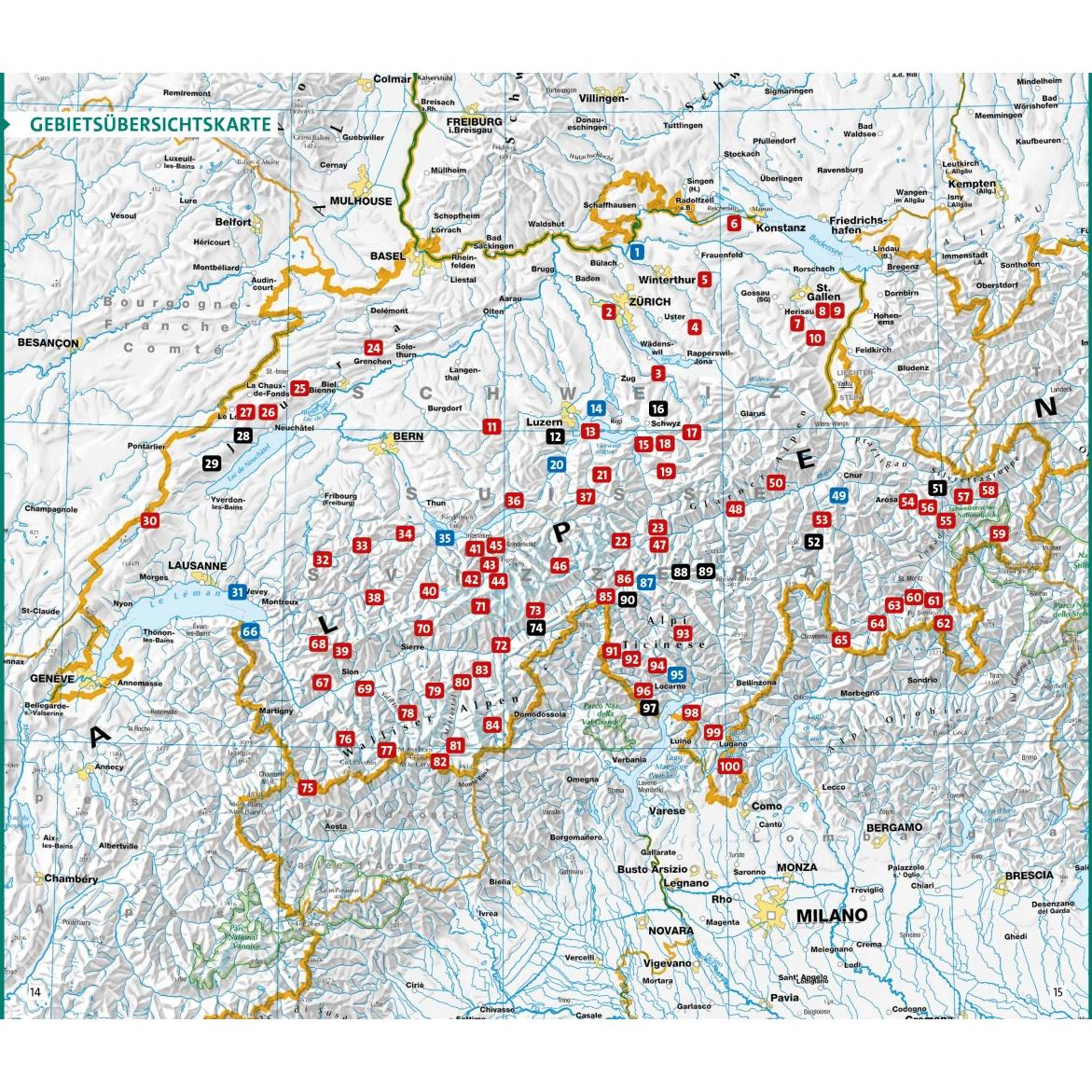 Thumbnail - Wanderparadies Schweiz Wanderführer, Ratgeber von Franz Wille, Peter Mertz, Raphaela Moczynski, Iris Kürschner, Wolfgang...