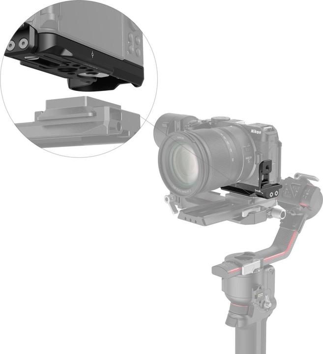 SMALLRIG Z5 Z6 Z6II Z7 Z7II L Bracket Staffa Per Nikon Z5 / Z6 - Foto 3