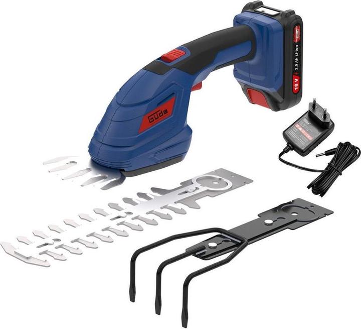 Actual product image Güde Cordless hedge trimmer Gude GPS 18-201-05, 18 V, 2.0 Ah (Rechargeable battery operated)