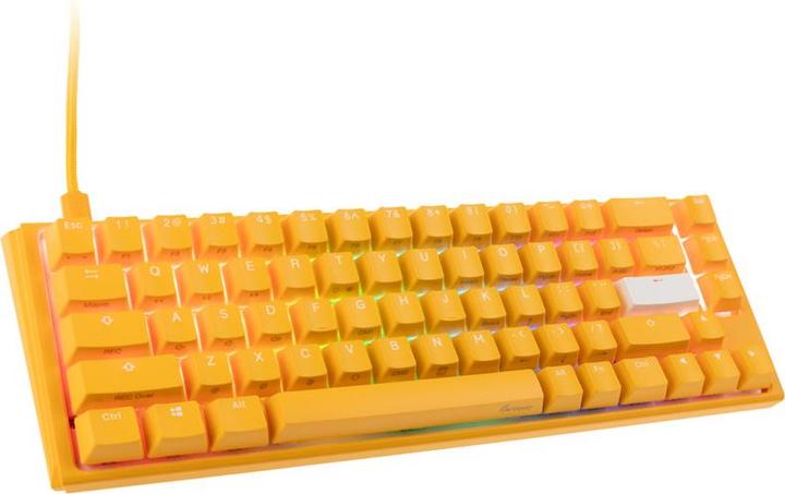 Produktbild Ducky One 3 Yellow SF Gaming Tastatur, RGB LED - MX-Black (US) (US, Kabelgebunden)