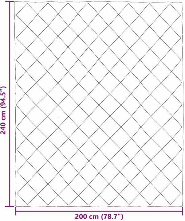 Produktbild vidaXL Moderne Bettwäsche (Duvetbezug, 200 x 240 cm)