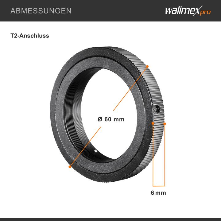 Actual product image Walimex T2 Adapter for Nikon F