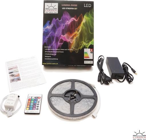 Produktbild Lumina Swiss LED-Streifen-Set Multicolor 2m Pure Outdoor+ Simplex (200 cm, Outdoor)