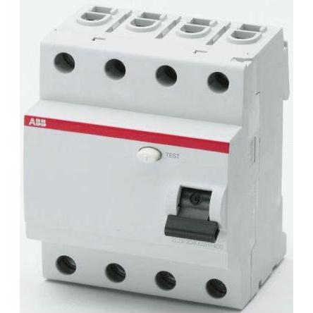 ABB, Schutzschalter, FI-Schutzschalter 4-polig 25A 30mA