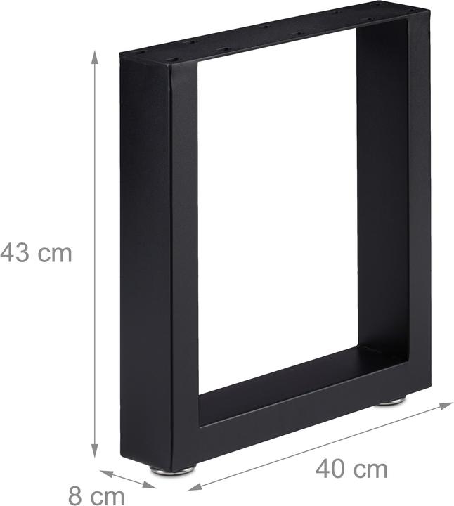 Image du produit Relaxdays 2 pieds de table