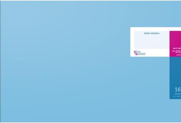 Actual product image König & Ebhardt Vario Journal 16 accounts 48 sheets 49,5x33cm (48x)