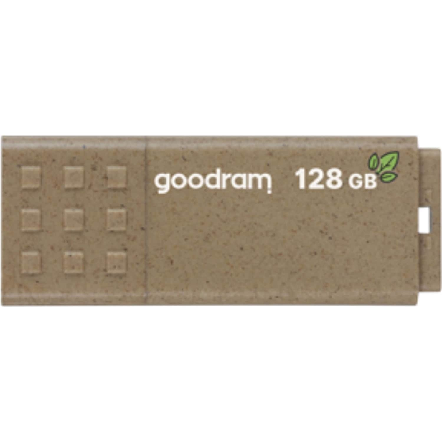 Goodram UME3 USB 3.0 128GB Eco Friendly (128 GB, USB 3.0, USB-A), USB Stick, Braun