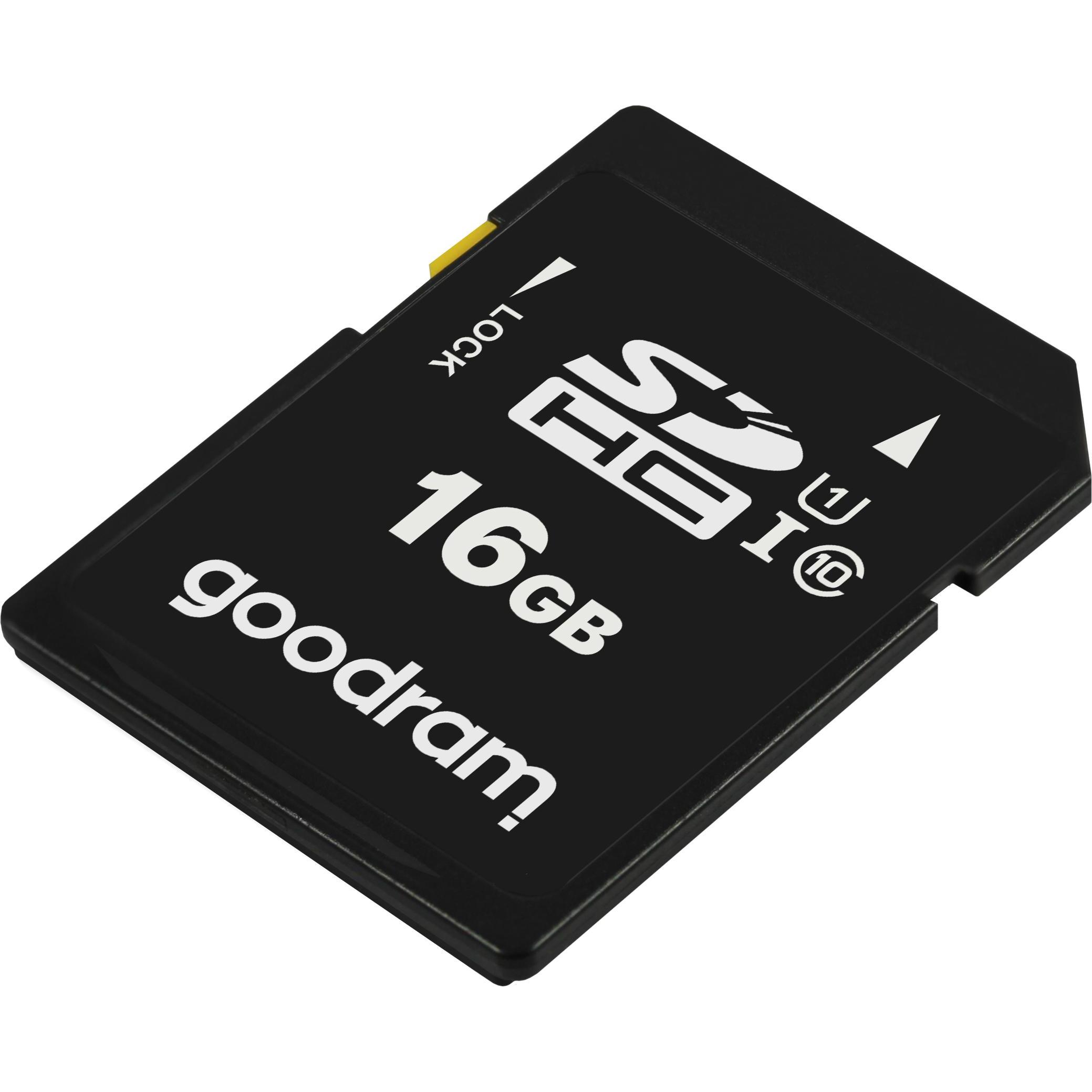 Thumbnail - Goodram S1A0-0160R12 Speicherkarte (16 GB, Klasse 10, Klasse U1, V10, Speicherkarte) (16 GB, SDHC, U1, UHS-I), Speicherk...