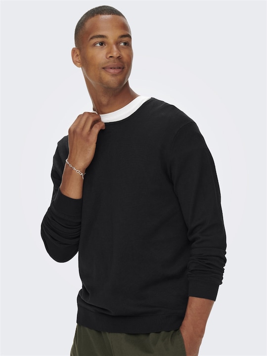 Produktbild Only & Sons Einfarbig Strickpullover (XS)