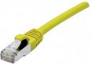 Générique Cat6 RJ45 Patch cable F/UTP LSZH SNG yellow - 1,5 m (1.50 m)