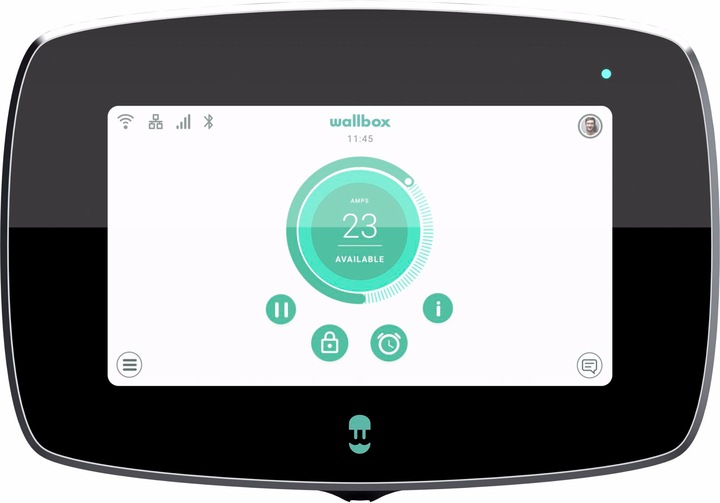 Image du produit Wallbox Commander 2 22kW, Type 2, câble de 7m + 4G (Type 2, 22 kW, 32 A)