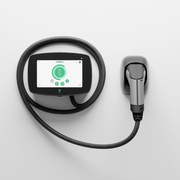 Image du produit Wallbox Commander 2 22kW, Type 2, câble de 7m + 4G (Type 2, 22 kW, 32 A)