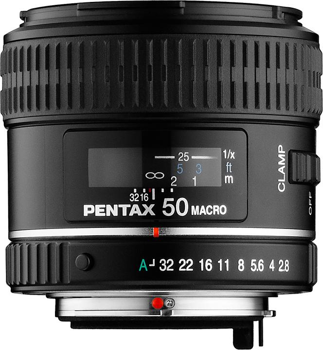 Image du produit Pentax Objectif SMC-DFA 50mm, f/2.8, macro (Pentax K, APS-C / DX, Plein format)