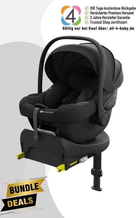 Produktbild KinderKraft Kinderautositz i-Lite mit Endura Safe FX Basis (Babyschale, ECE R129/i-Size Norm)