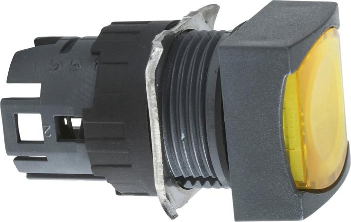 Produktbild Schneider Electric Pushbutton 16mm Illum SquareFlush Yellow