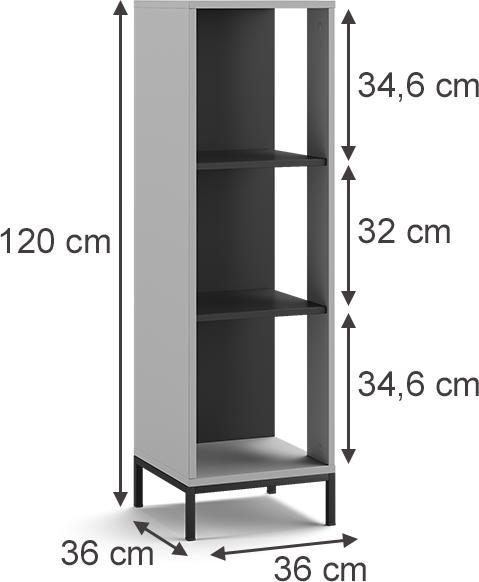 Actual product image Vicco Eliza (36 x 36 x 120 cm)
