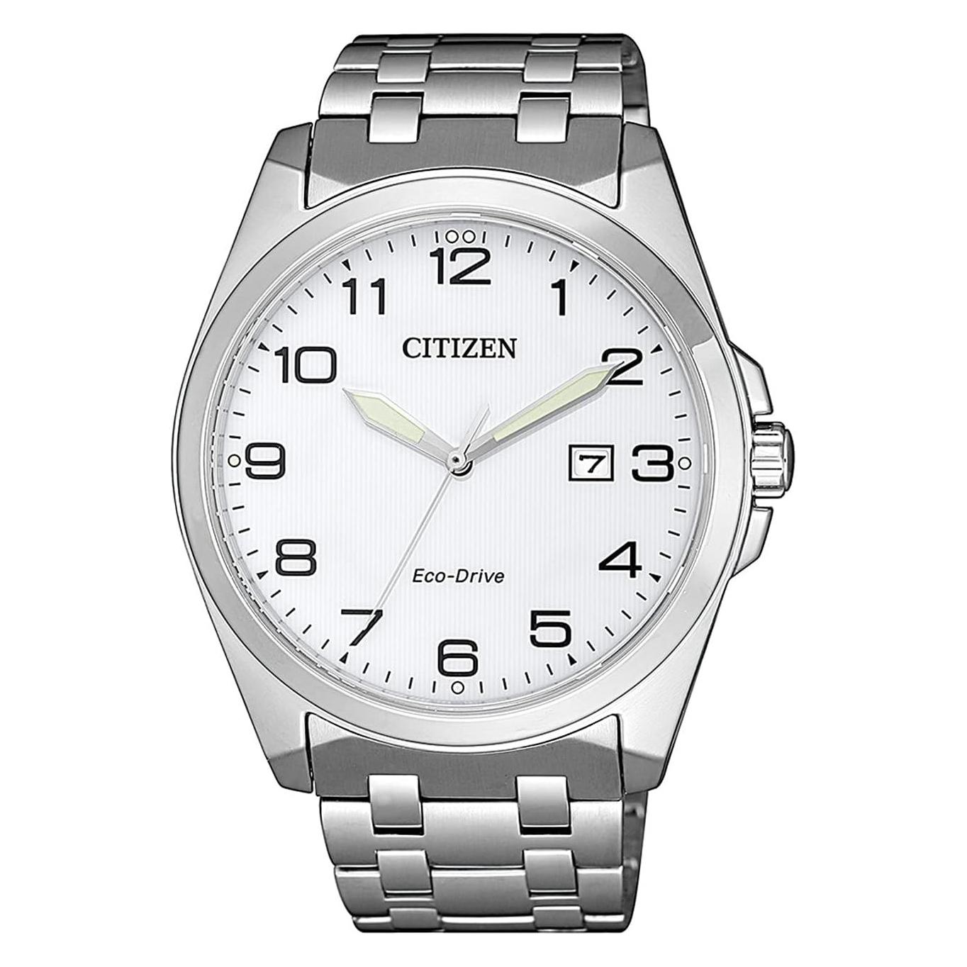 Citizen, Armbanduhr, BM7108-81A Eco-Drive Sports Herren 41mm 10ATM, Silber, (Sportuhr, 41 mm)