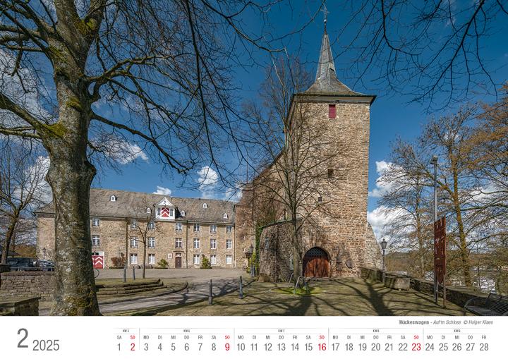 Immagine prodotto Hückeswagen 2025 calendario illustrato A3 paesaggio con rilegatura a spirale (A3)