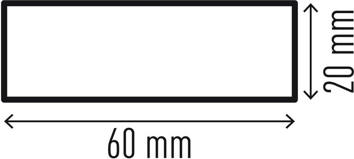 Produktbild Durable 5 Prallschutz S20 "Flächenschutzprofil S20" rechteckig 6,0 x 2,0 cm