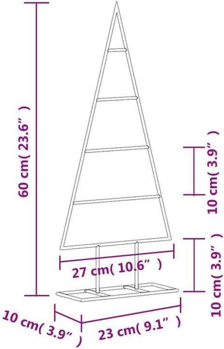 Produktbild vidaXL Metal Christmas Tree