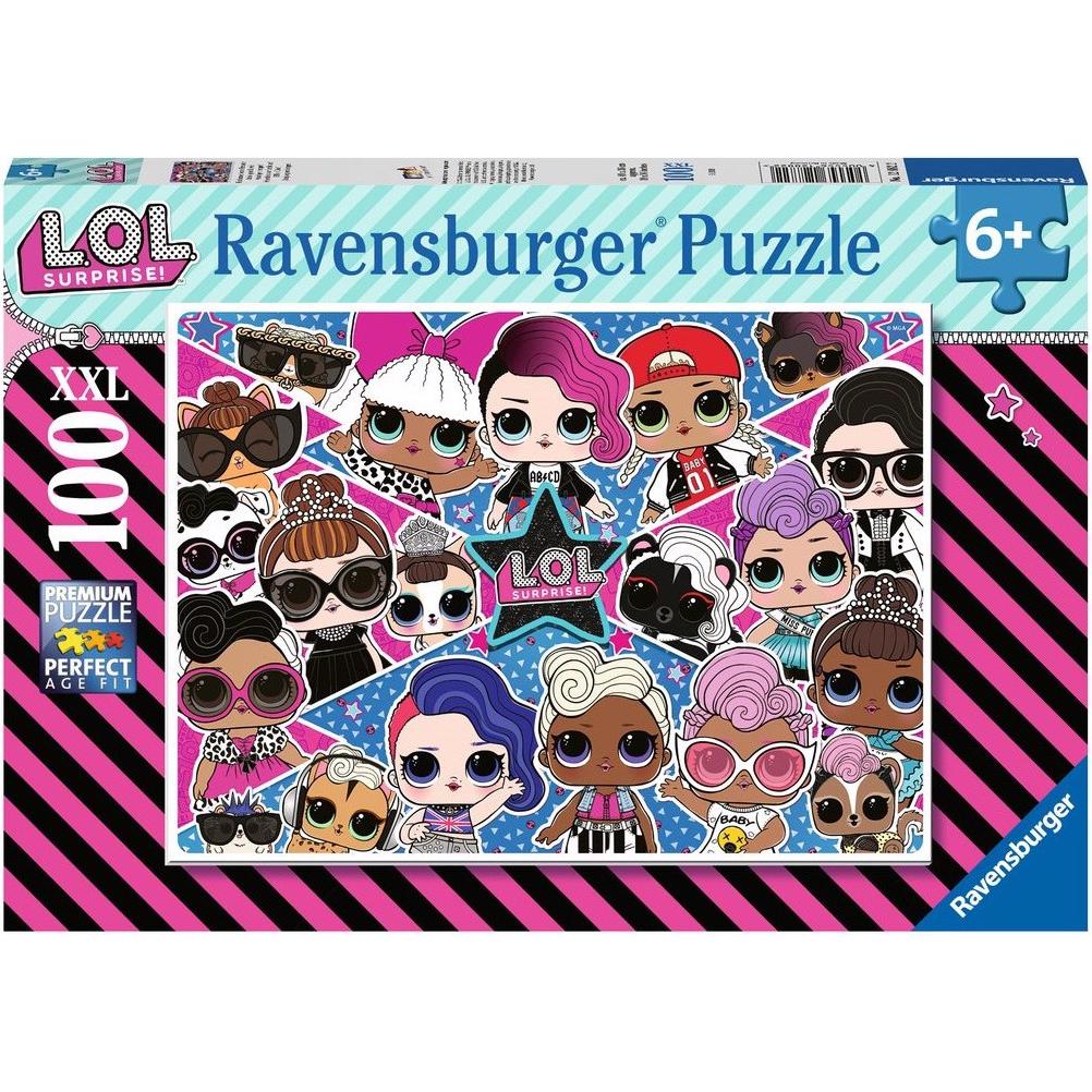Ravensburger Ravensbuger Puzzels 100 XXL LOL: L.O.L. Surprise (100 Teile)