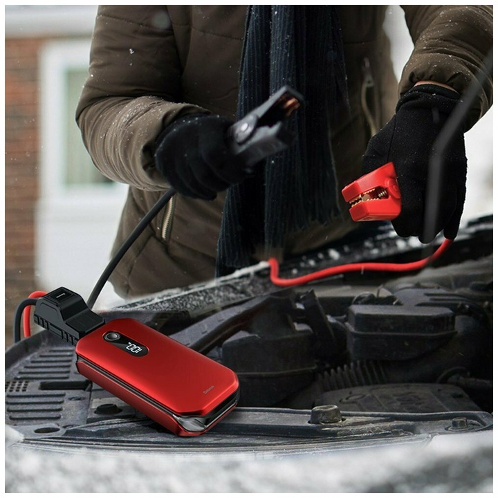 Image du produit Baseus Démarreur de voiture (1000 A, 12000 mAh)