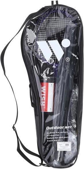 Actual product image Wish Formula Nils Badminton racket set Wish ALUMTEC 4466, purple