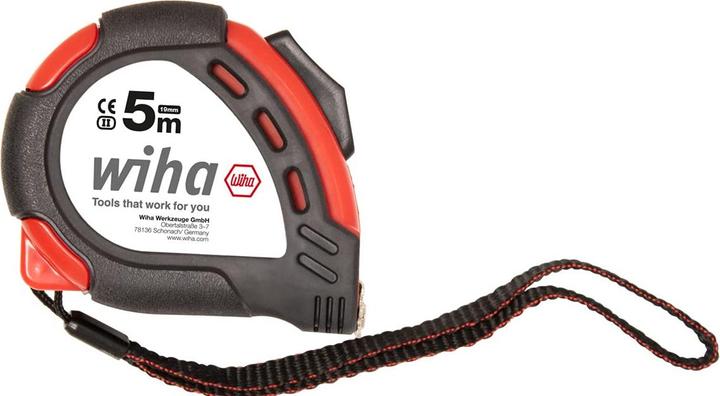 Actual product image Wiha 24666 Measuring tape 5m with belt clip (5 m)