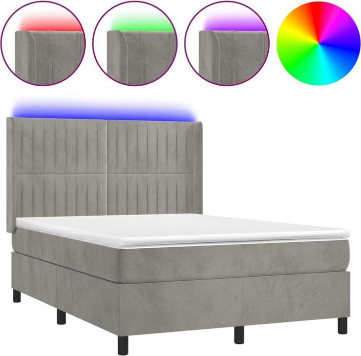 Produktbild vidaXL Boxspringbett (140 x 190 cm)